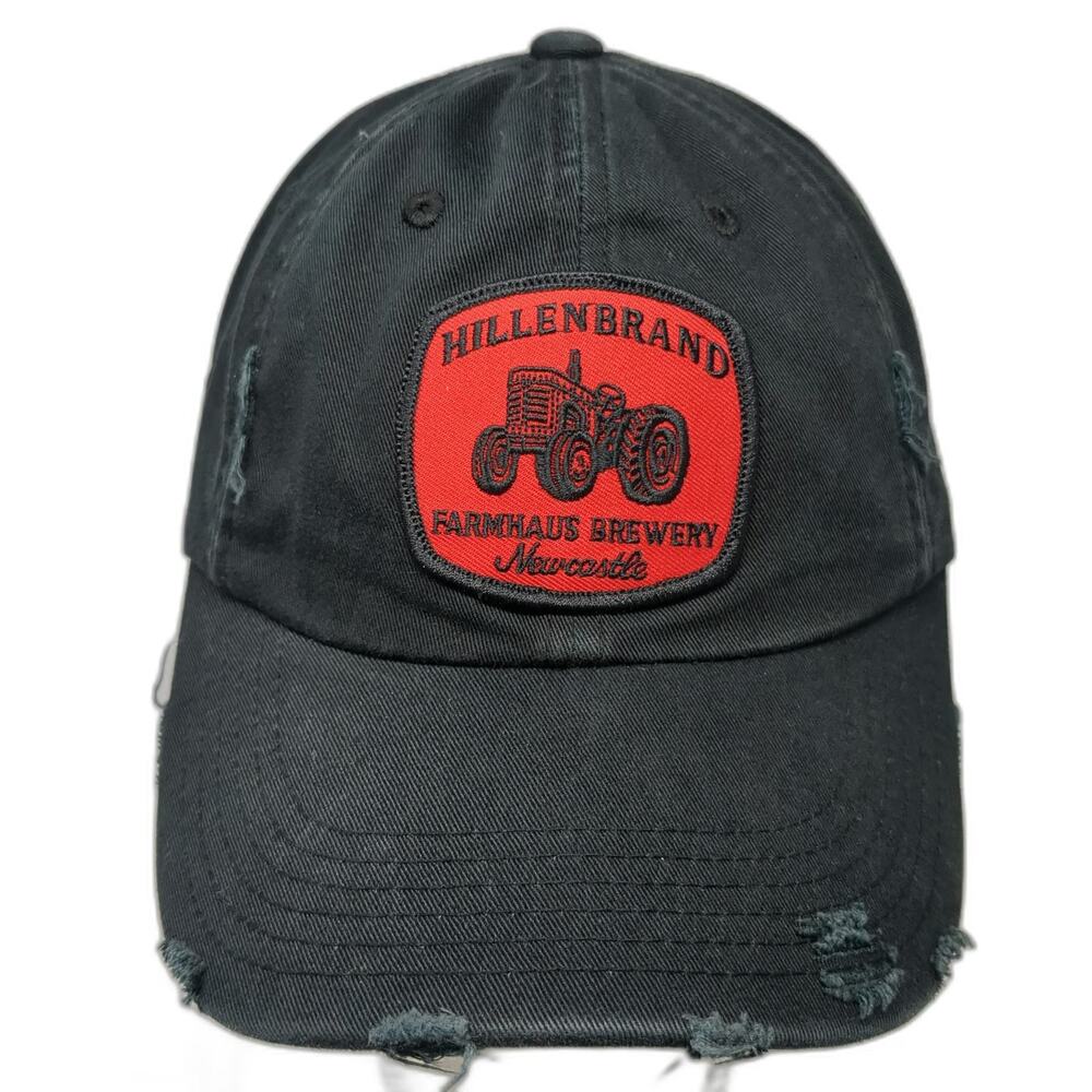 District Baseball Cap Black One Size Hillenbrand Farmhaus Brewery Tractor Hat